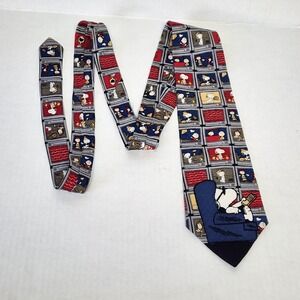 PEANUTS TIE "CHANNEL SURFING"‎ 57" Excellent Condition